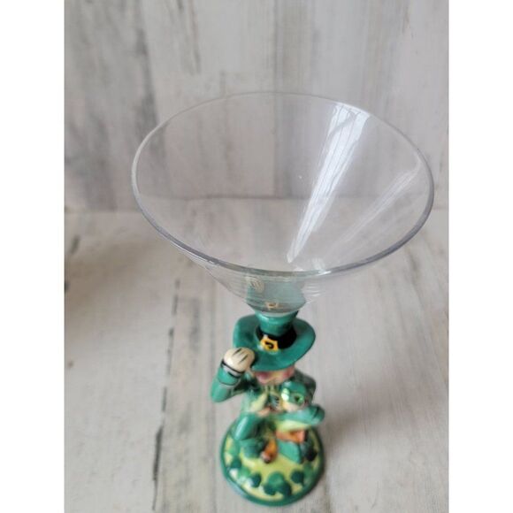 Blue sky martini leprechaun st Patrick's collectible 2009 clover - Picture 5 of 9